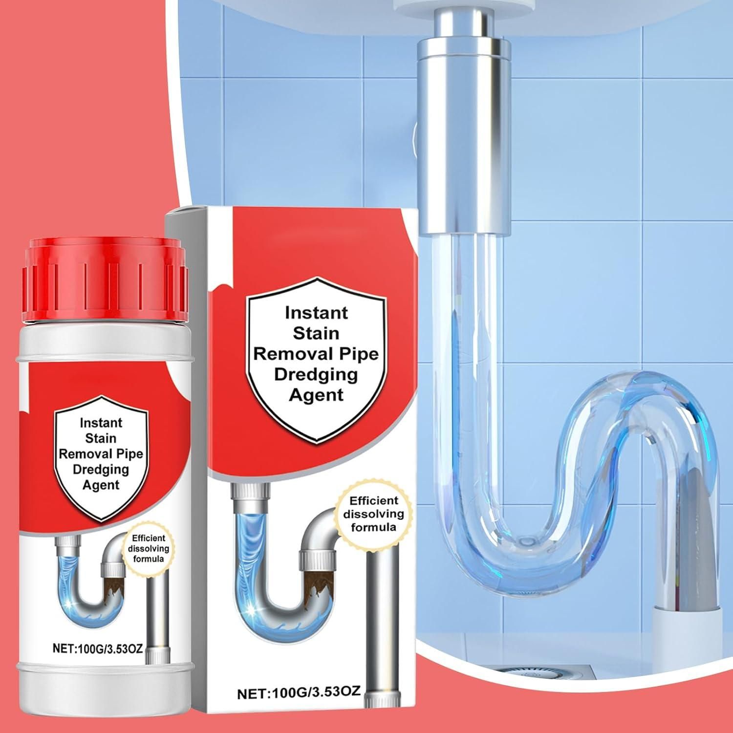 Instant Stain Removal Pipe Dredge Agent 100gm (Pack of 1)