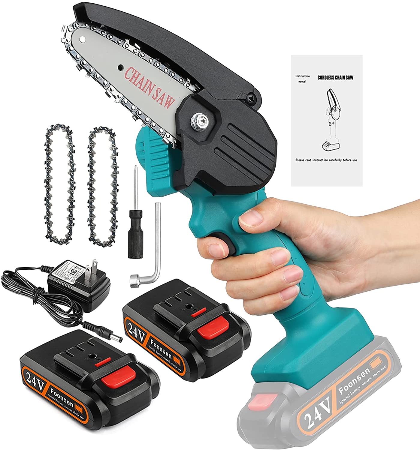 48V Cordless Chainsaw wood cutter