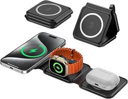 3 in 1 Magnetic Foldable MagSafe Wireless Charger for iPhone And Android