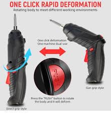 Mini Twiltable Hand drilling And Tigheter Machine usb charging